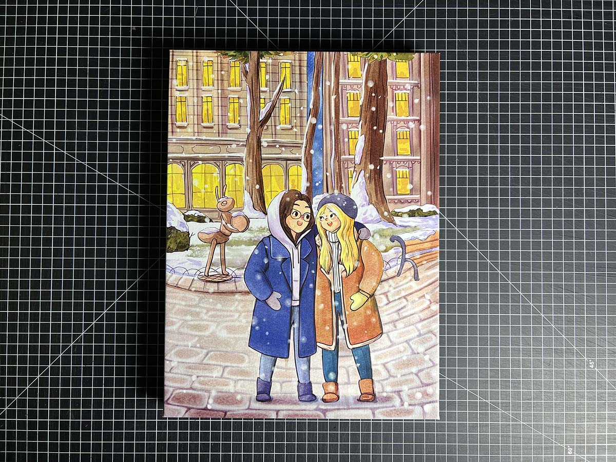 Saran Wrap Canvas Art – The Pinterested Parent